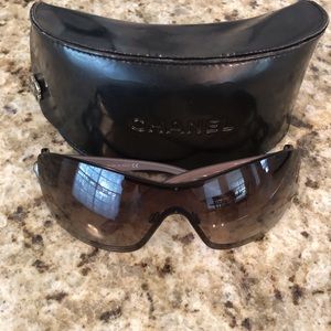 Chanel CC Sunglasses Brown 100% Authentic